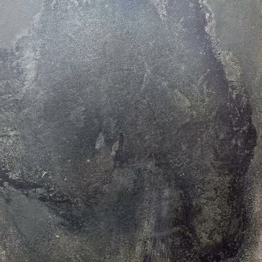 Weathered and Blackened on Steel